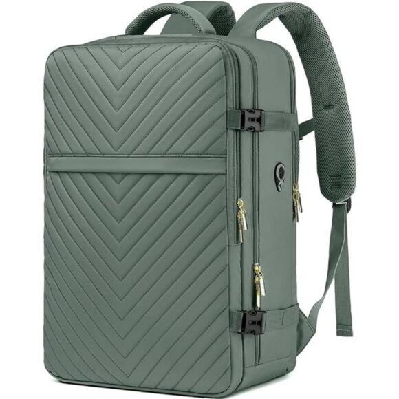 Airline approved large travel backpack carry on luggage personal item bag waterp main image 6